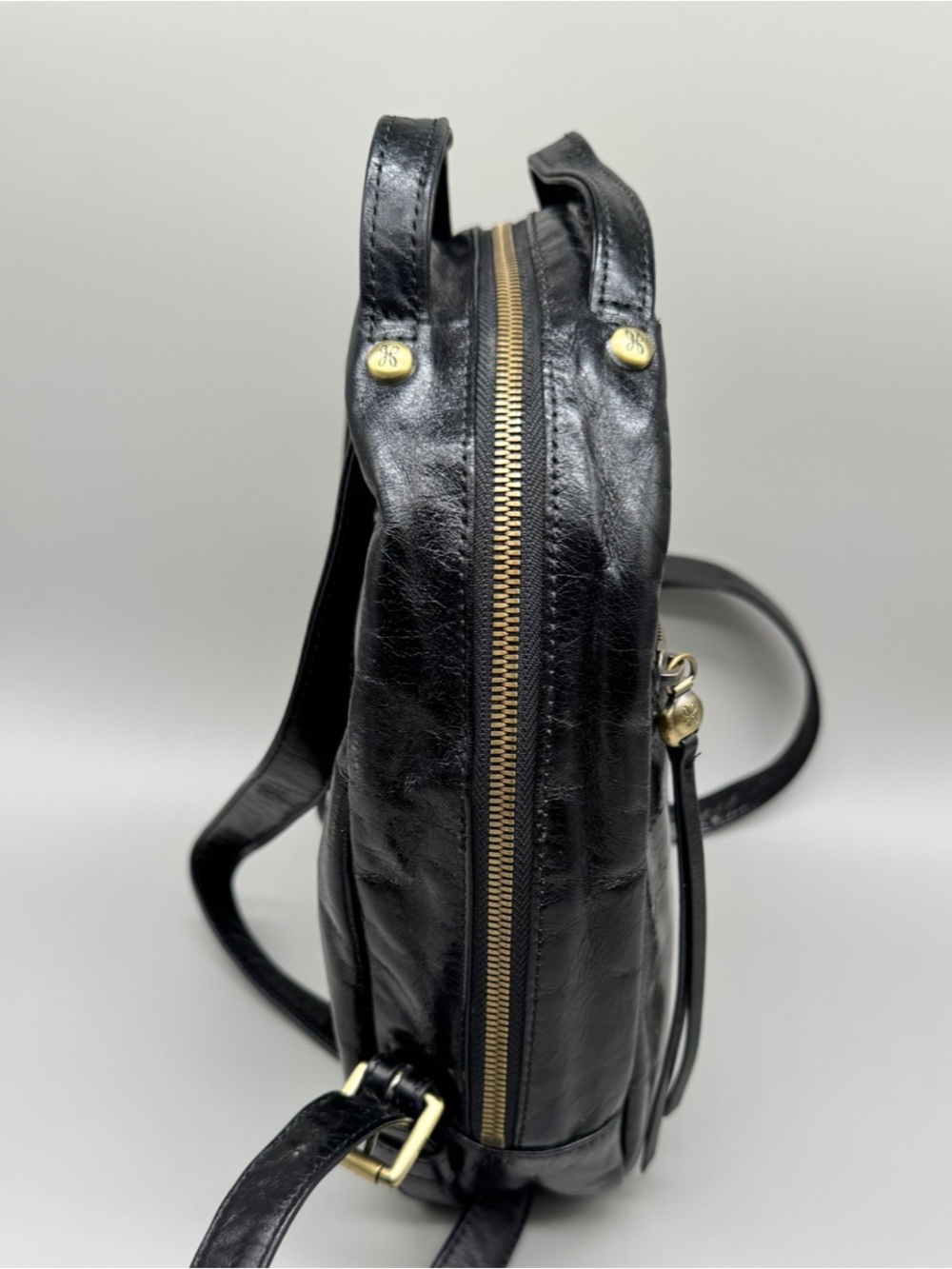 Hobo International Hogan Classic Black Mini Leather Backpack - Picture 4 of 9